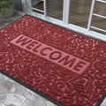 Welcome Mat 60x36 - Waterproof Non-Slip Low-Profile Entryway Mat