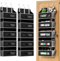 5-Tier Over the Door Storage Organizer with 10 Side Pockets - Space
