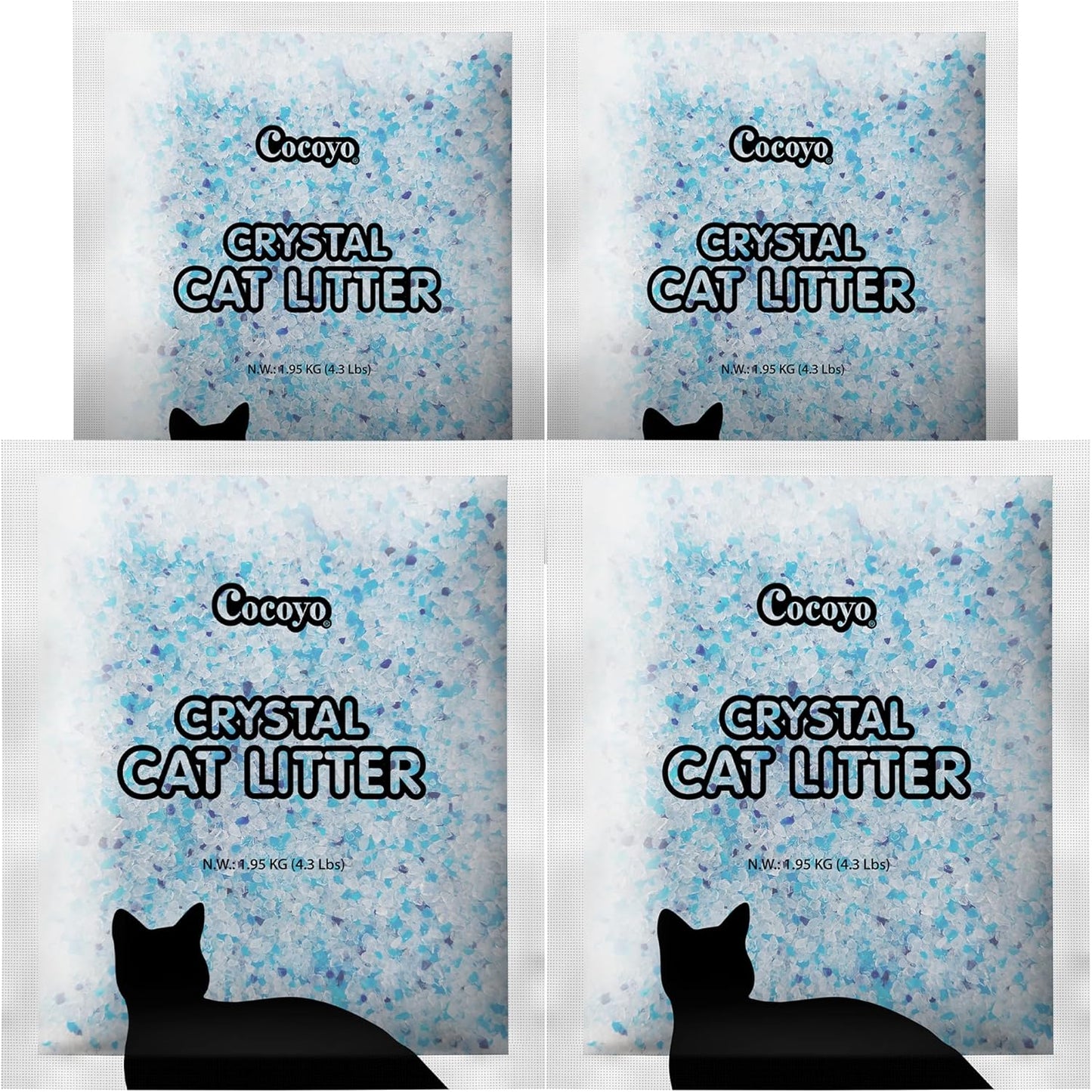 COCOYO Crystal Cat Litter - Ultra Lightweight & Odor Control
