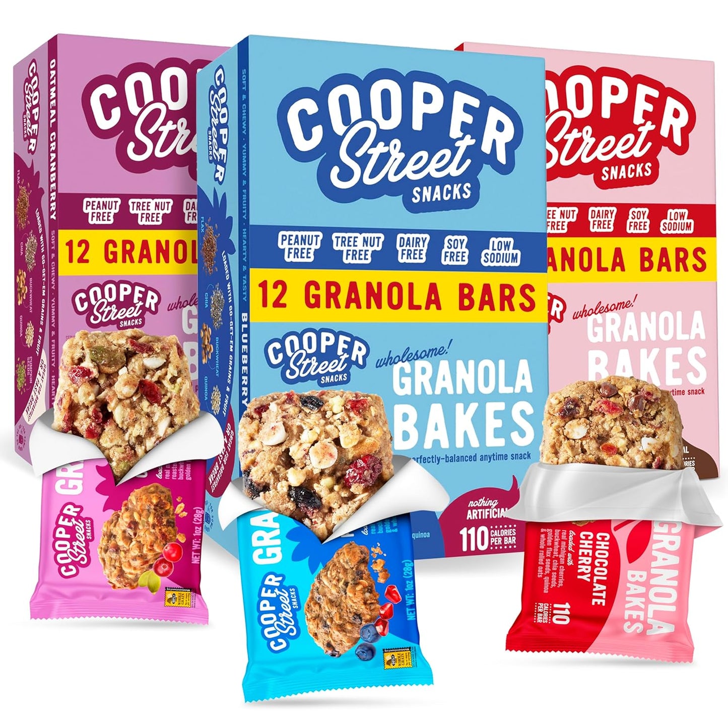Cooper Street Granola Bakes Variety Pack for Healthy Snacking