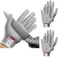 NoCry Cut Resistant Food Grade Gloves for Chefs and Woodworking