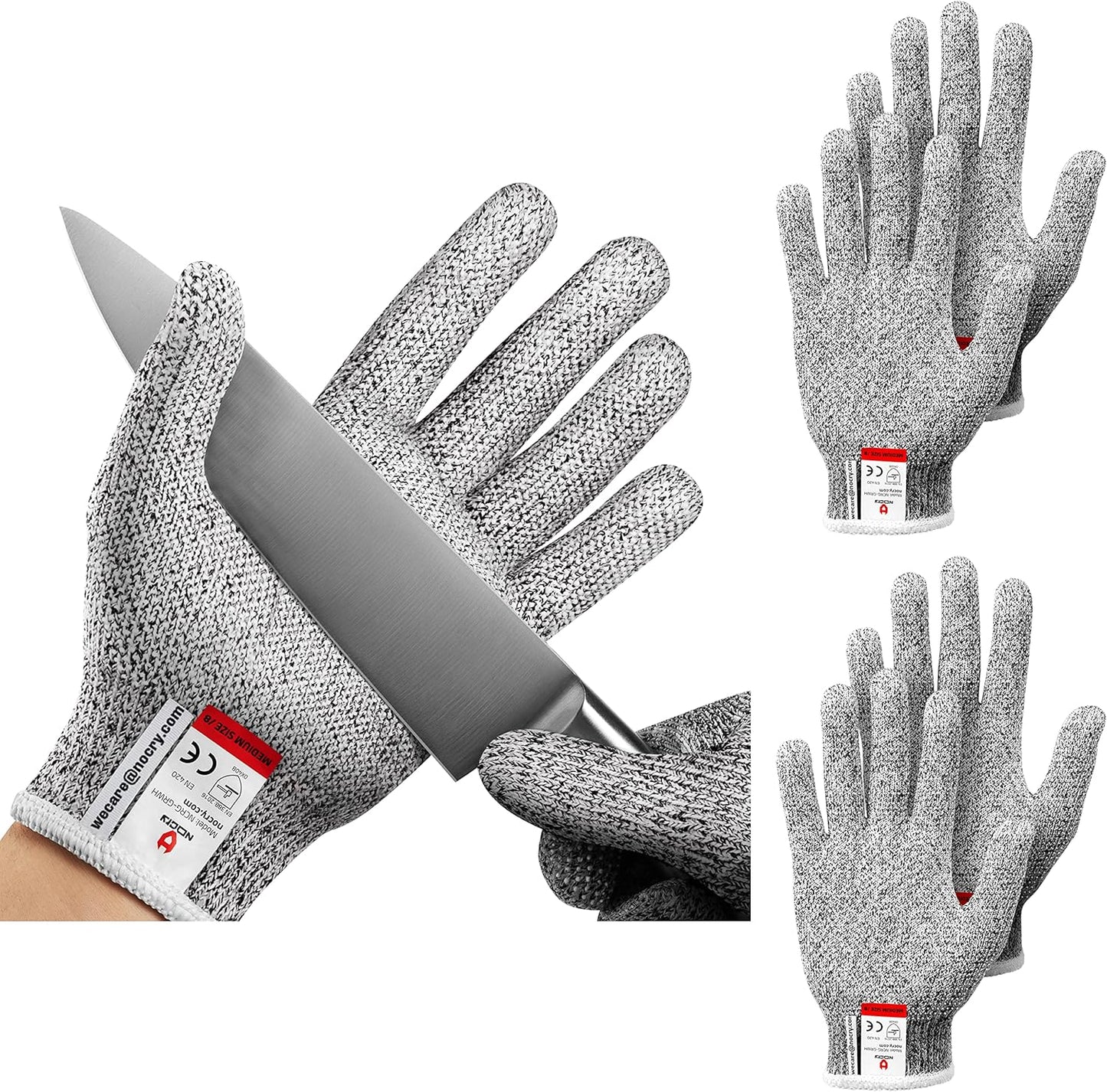 NoCry Cut Resistant Food Grade Gloves for Chefs and Woodworking