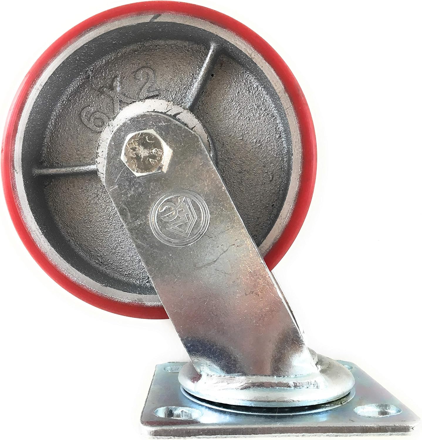 6 in x 2 in Heavy Duty Metal Casters for Versatile Use