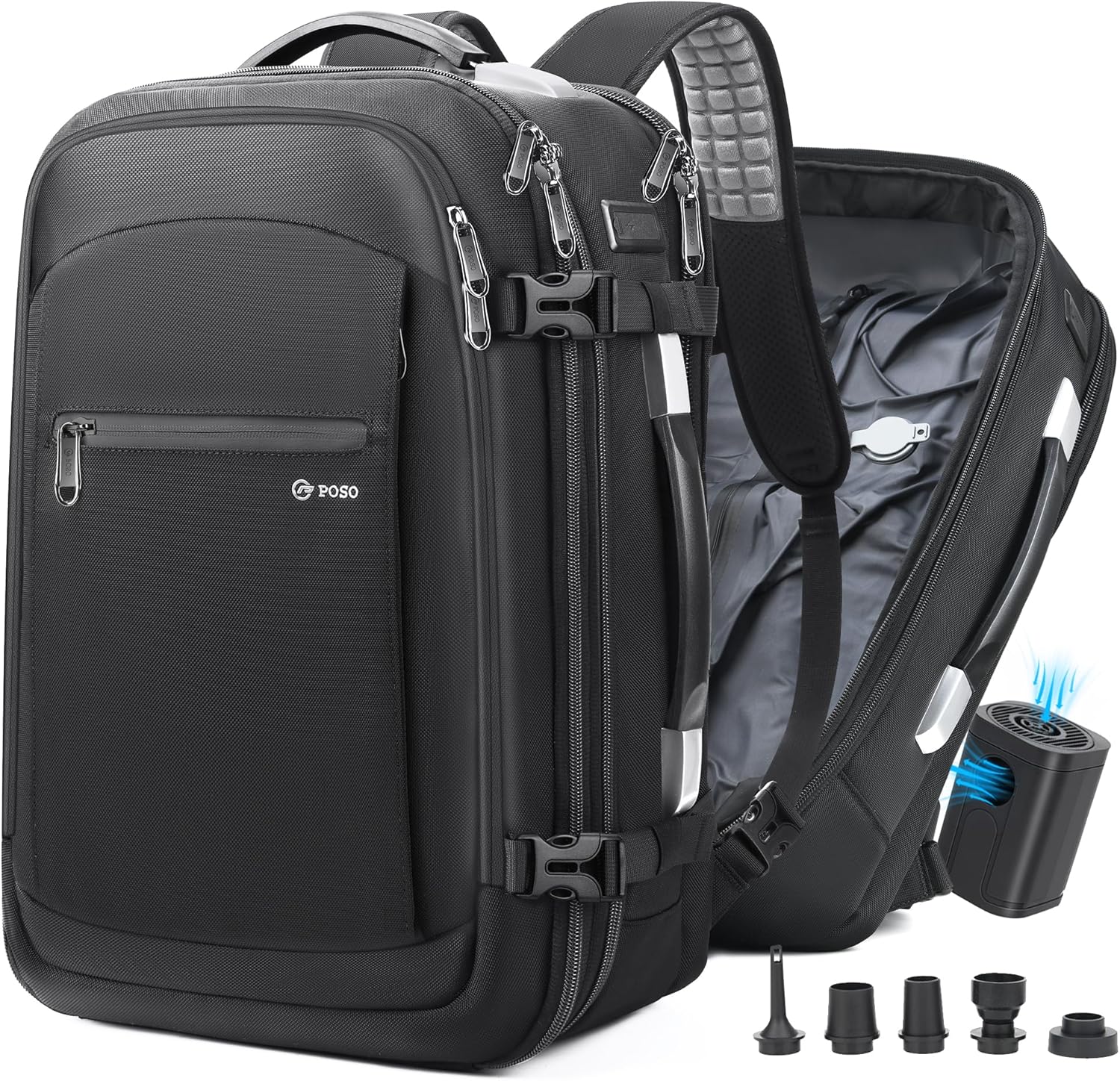 Vacuum Backpack Travel 60L with Pump for Ultimate Packing