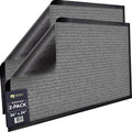 Front Door Mat Welcome Floor Mats 36x24 2-Pack - Durable Low Profile