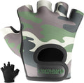 Contraband Pink Label Camo Print Lifting Gloves ~ Griplock Silicone