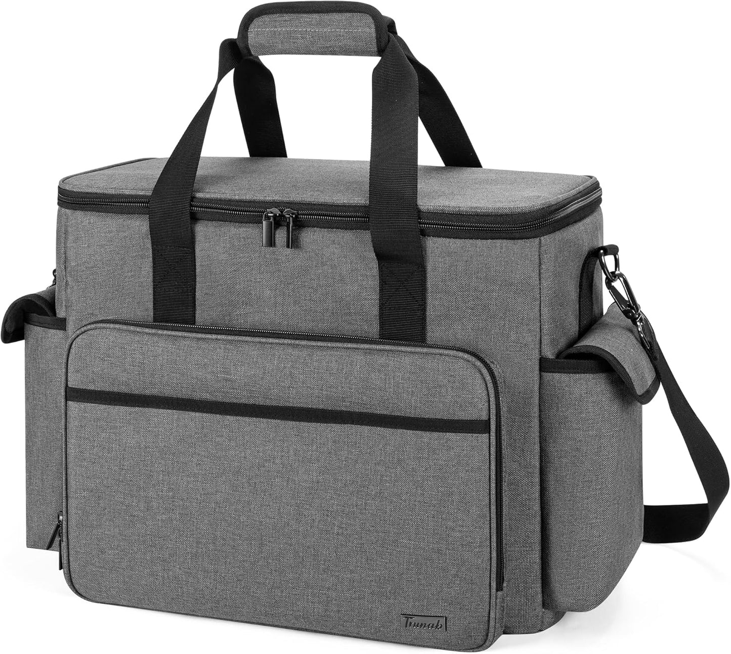 Trunab Large Scrapbook Bag with Padded Laptop Sleeve for Crafts