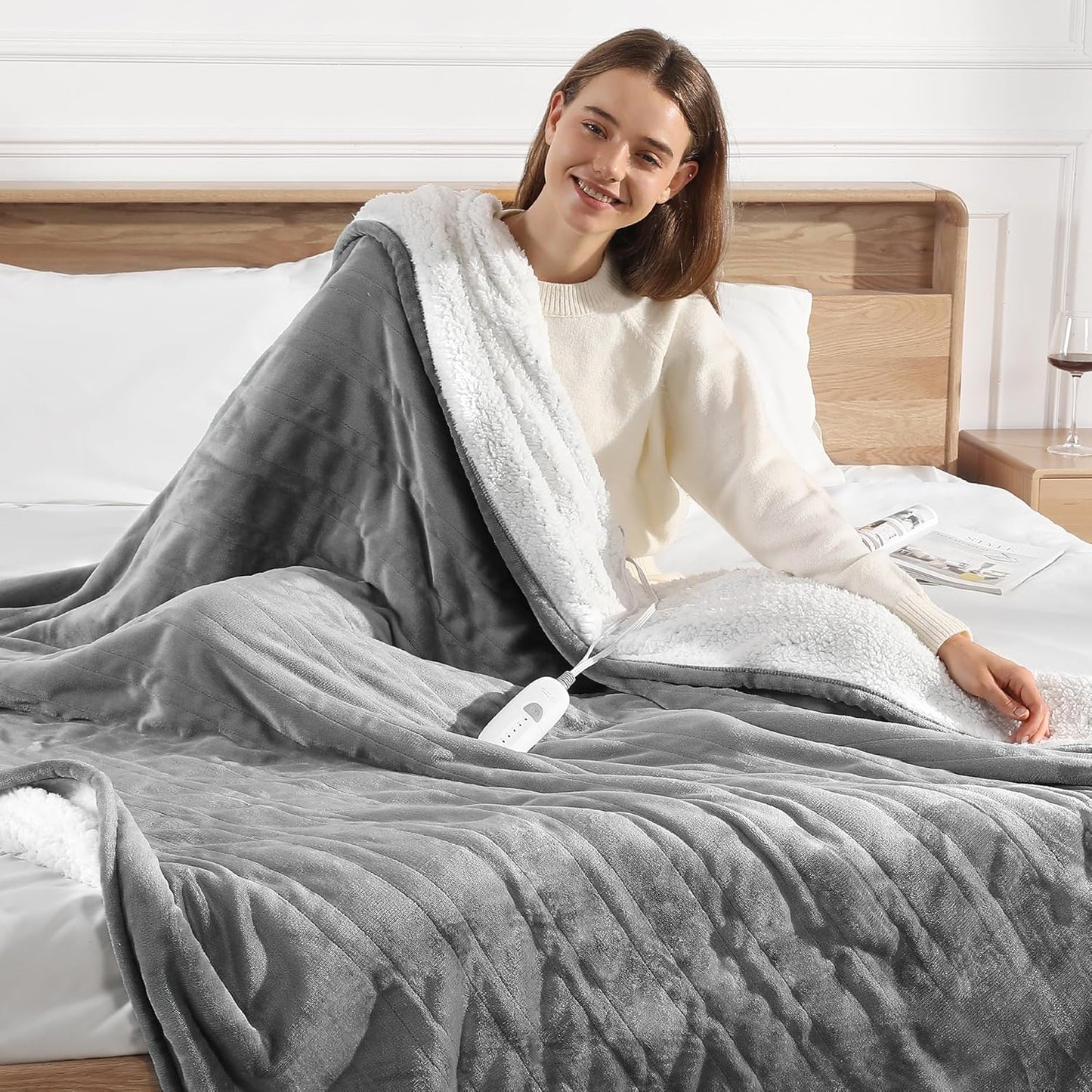 Heated Blanket Twin Electric Blanket for Ultimate Comfort