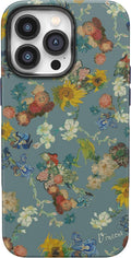 Casely iPhone 14 Pro Case Van Gogh's Flowers - Military-Grade