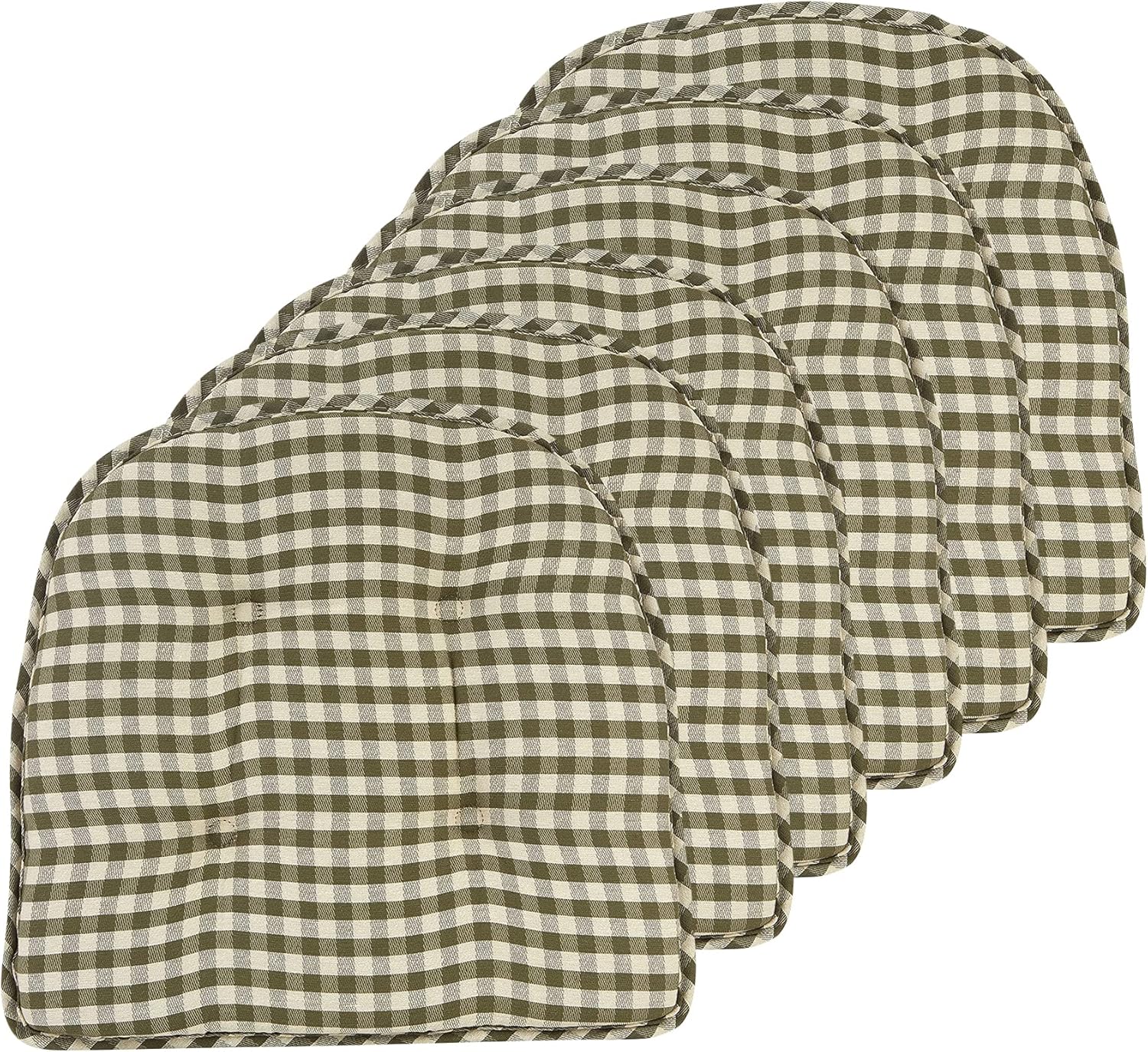 Klear Vu Omega Non-Slip Chair Cushions for Dining Room Comfort