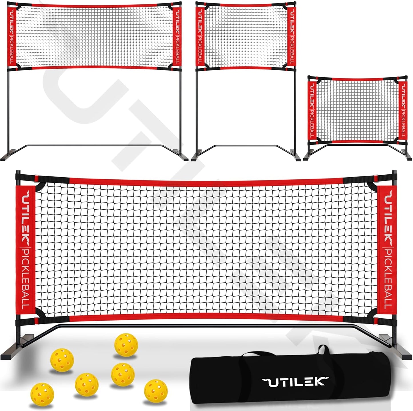 Mini Pickleball Dink Net Set for Compact Indoor and Outdoor Fun