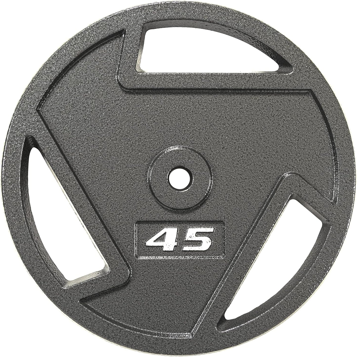 Signature Fitness Cast Iron Weight Plate for Strength Training