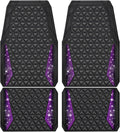 Bling Rubber Car Mats Diamond Floor Mats Full Set - Sparkly Trim