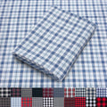 Pico Textiles Light Blue Tartan Plaid Flannel Fabric - 15 yd Bolt