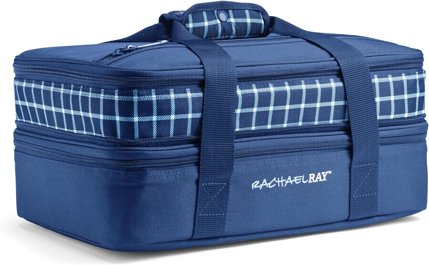 Expandable Insulated Casserole Carrier for Hot or Cold Food