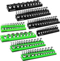 8PCS Magnetic Socket Organizer Set - Secure Tool Trays for Sockets