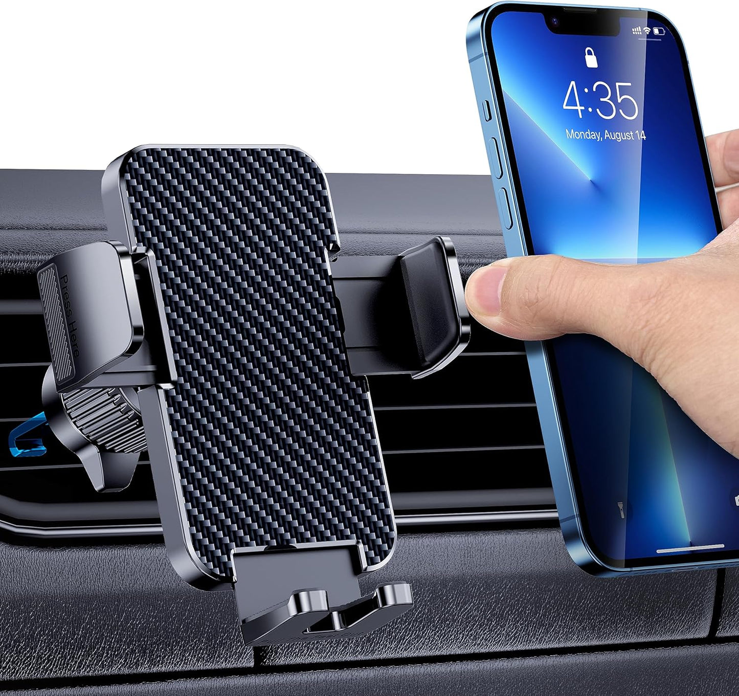 Hands-Free Car Vent Phone Holder - Secure & Universal
