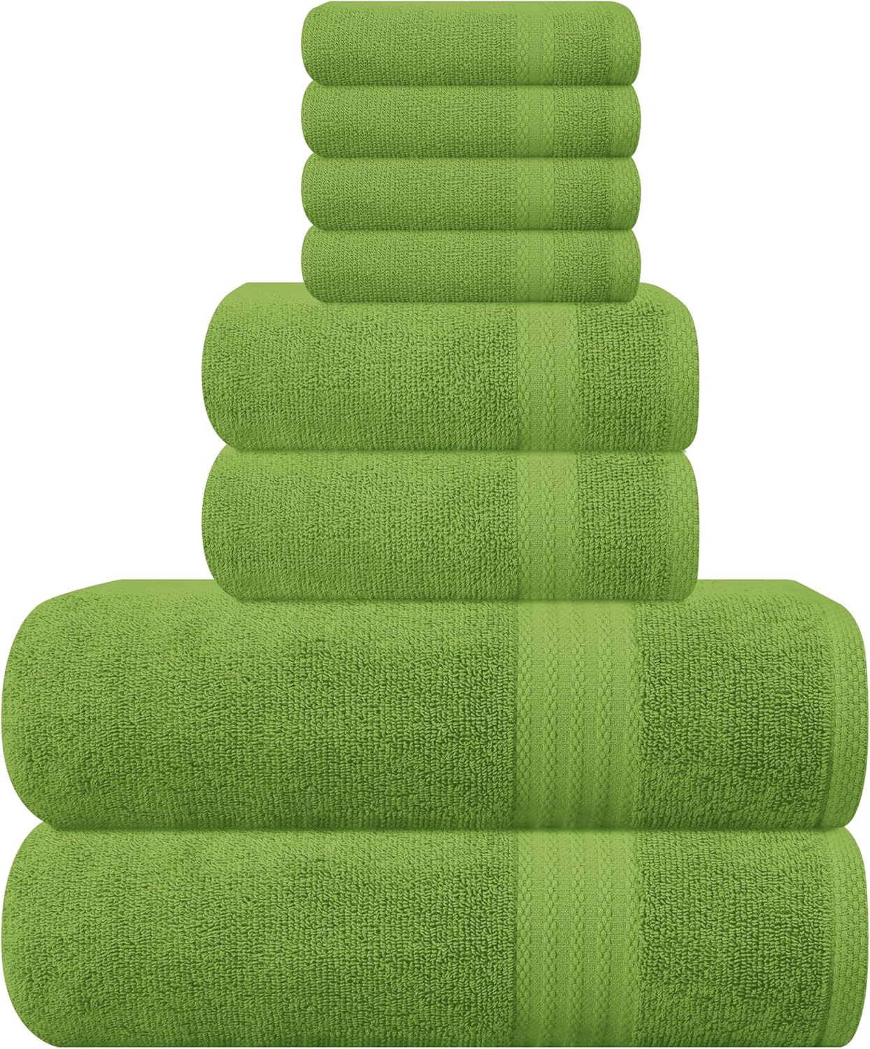 GLAMBURG Ultra Soft Towel Set - Luxurious 100% Cotton Towels