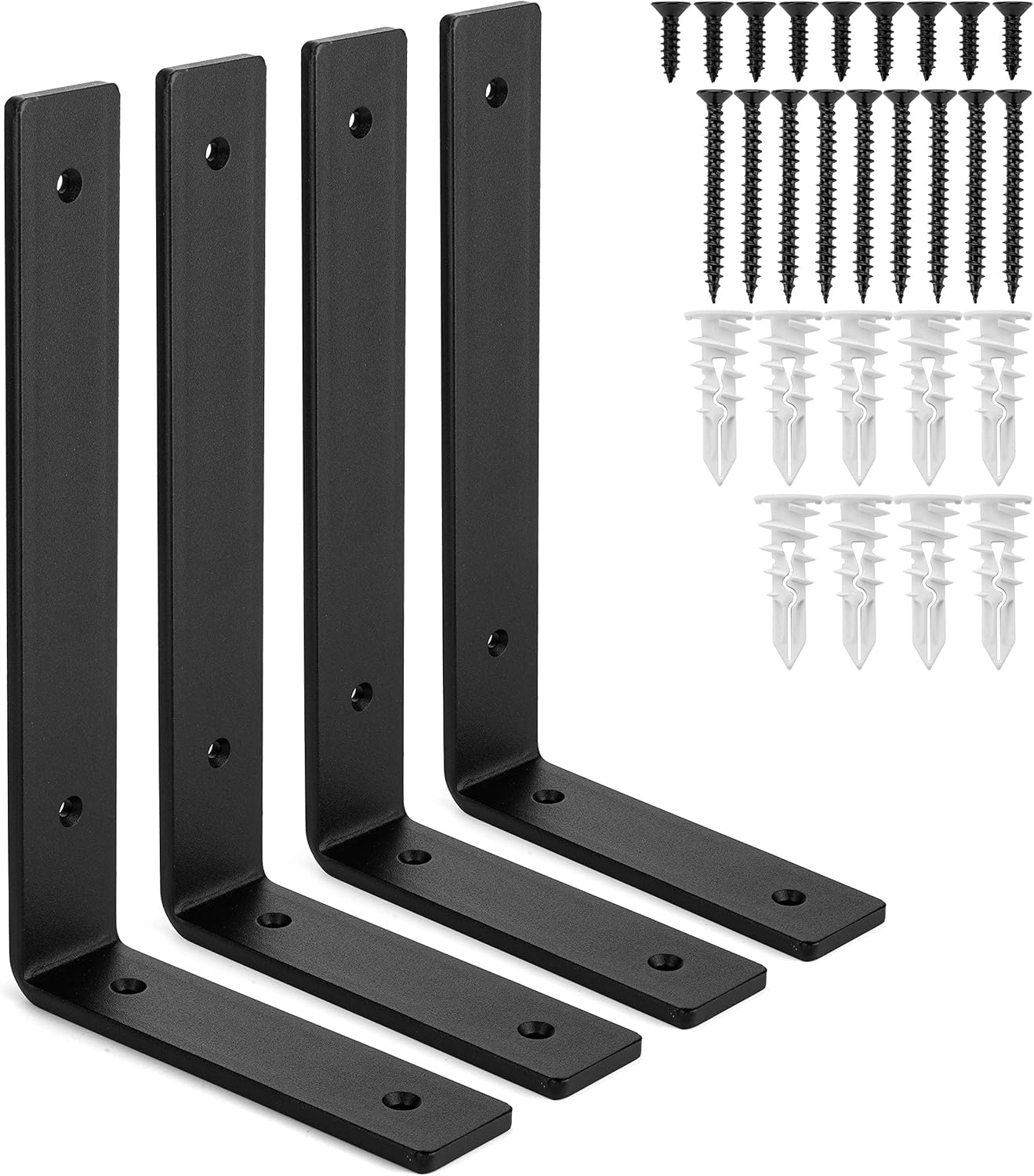 Premium Heavy-Duty Shelf Brackets for Rustic Industrial Shelving