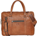 Executive Leather Briefcase Laptop Messenger Bag for Men Women