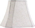 GO&SO 14 Inch Beige Oatmeal Square Lamp Shade for Your Home