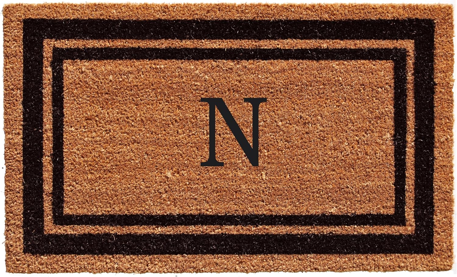Calloway Mills Monogram Doormat Letter N - Durable & Stylish