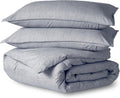Duvet Cover Full Size Heathered Midnight Blue - Super Soft