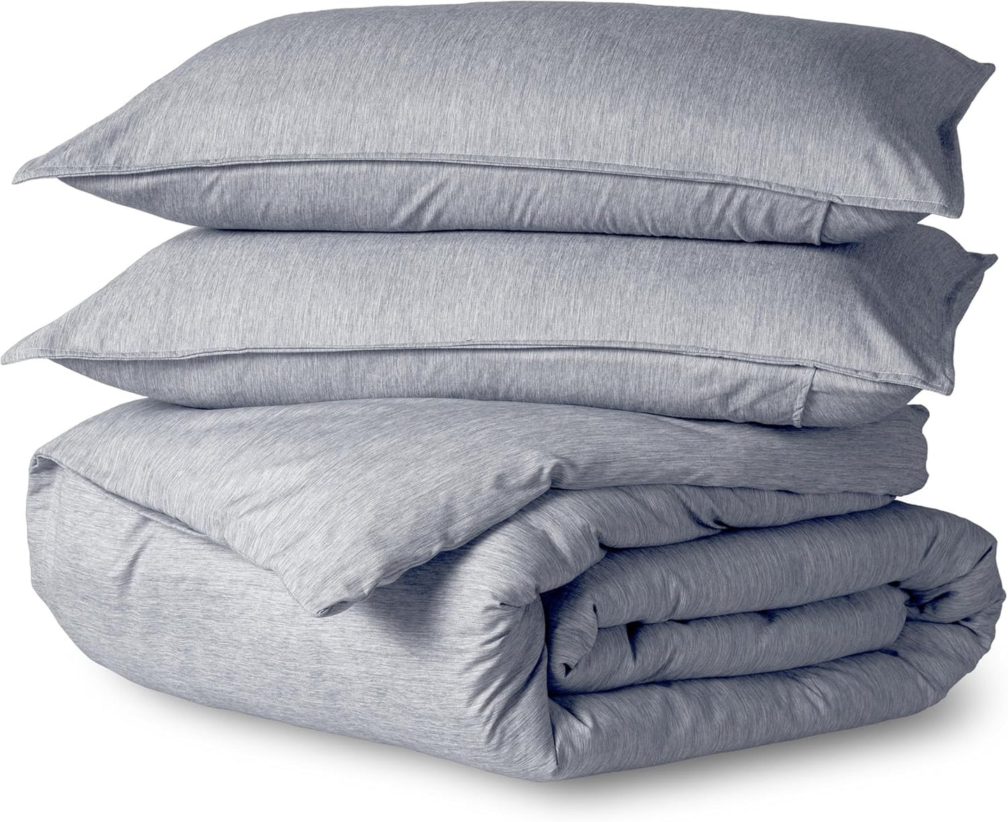 Bare Home Full Size Duvet Cover Set - Soft Textured Bedding