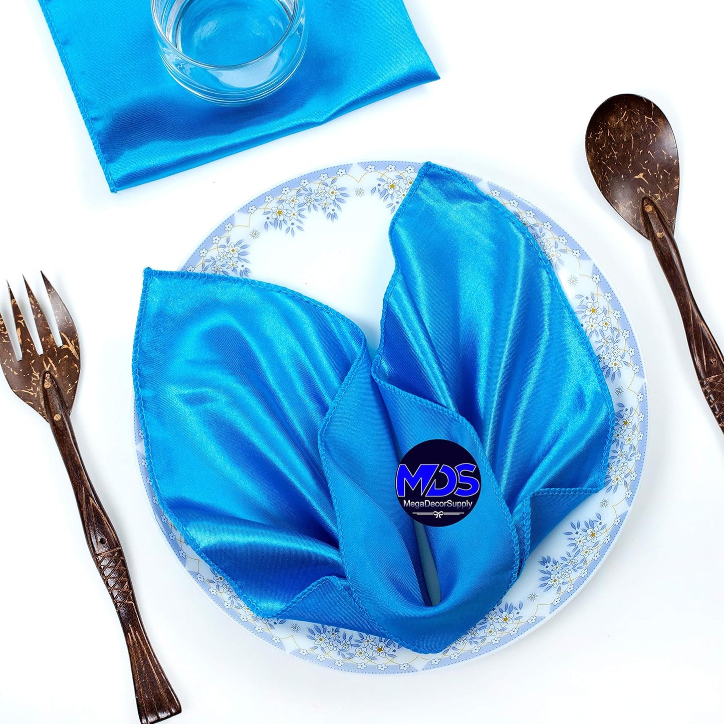 MDS Christmas Satin Cloth Napkins for Elegant Holiday Dining