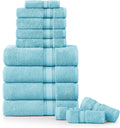 LANE LINEN Luxury Bath Towels Set 12-Piece - Soft, Highly Absorbent