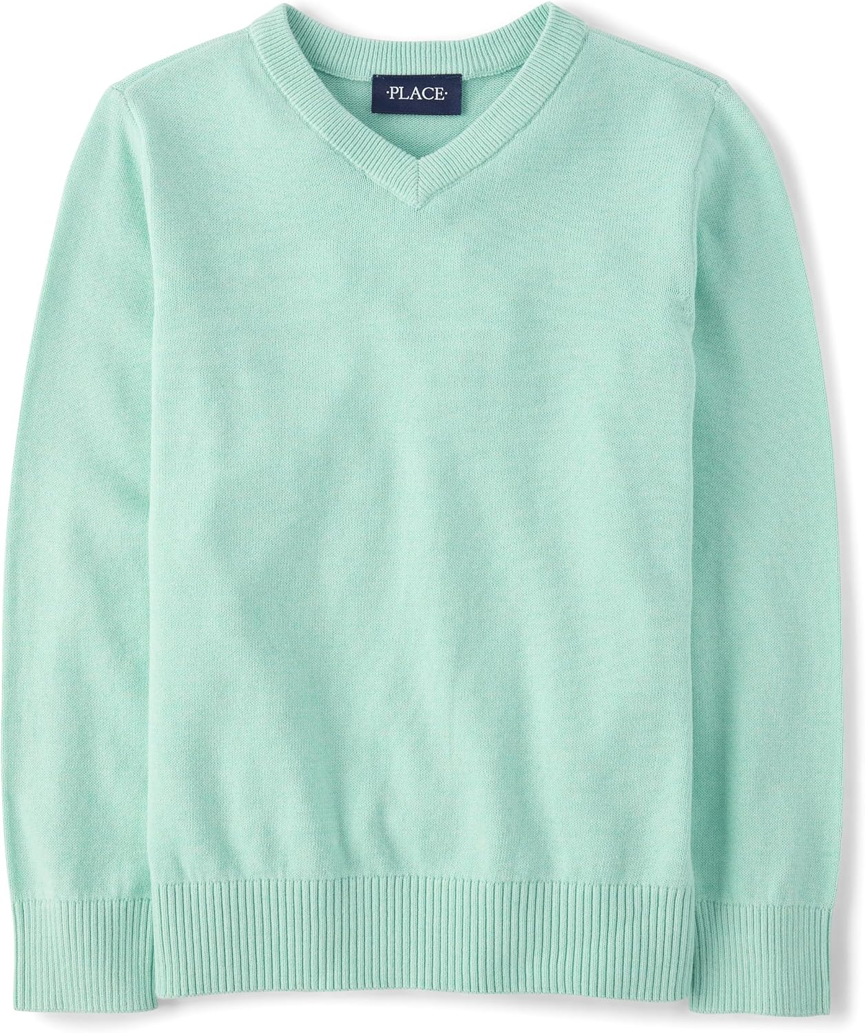 Boys Long Sleeve V-Neck Pullover Sweater for Cozy Comfort