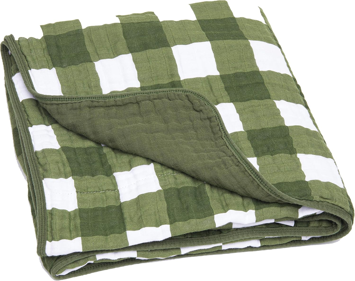 Parker Baby Muslin Blanket - Soft Cotton Toddler Quilt 47in x 47