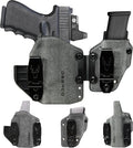 Appendix Carry Holster for Glock 19 with Removable Mag Pouch