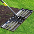 Lawn Leveling Rake 30in Stainless Steel Leveler - Heavy Duty