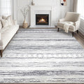 Tortania Area Rug - 8x10 Washable Soft Boho Moroccan Carpet