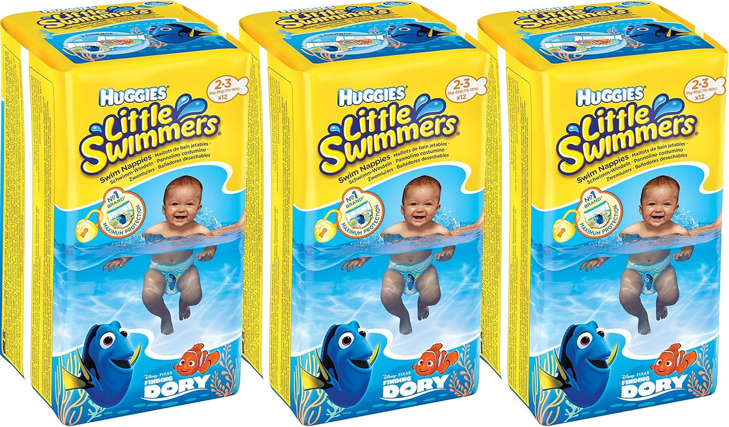 Leak-proof X-Small Swim Diapers, HUGGIES, 36 Pants