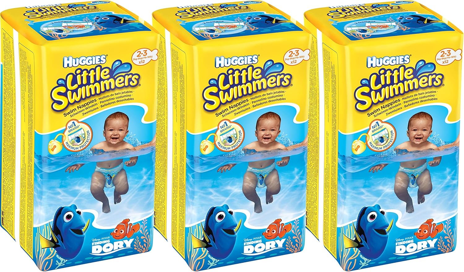 Leak-proof X-Small Swim Diapers, HUGGIES, 36 Pants