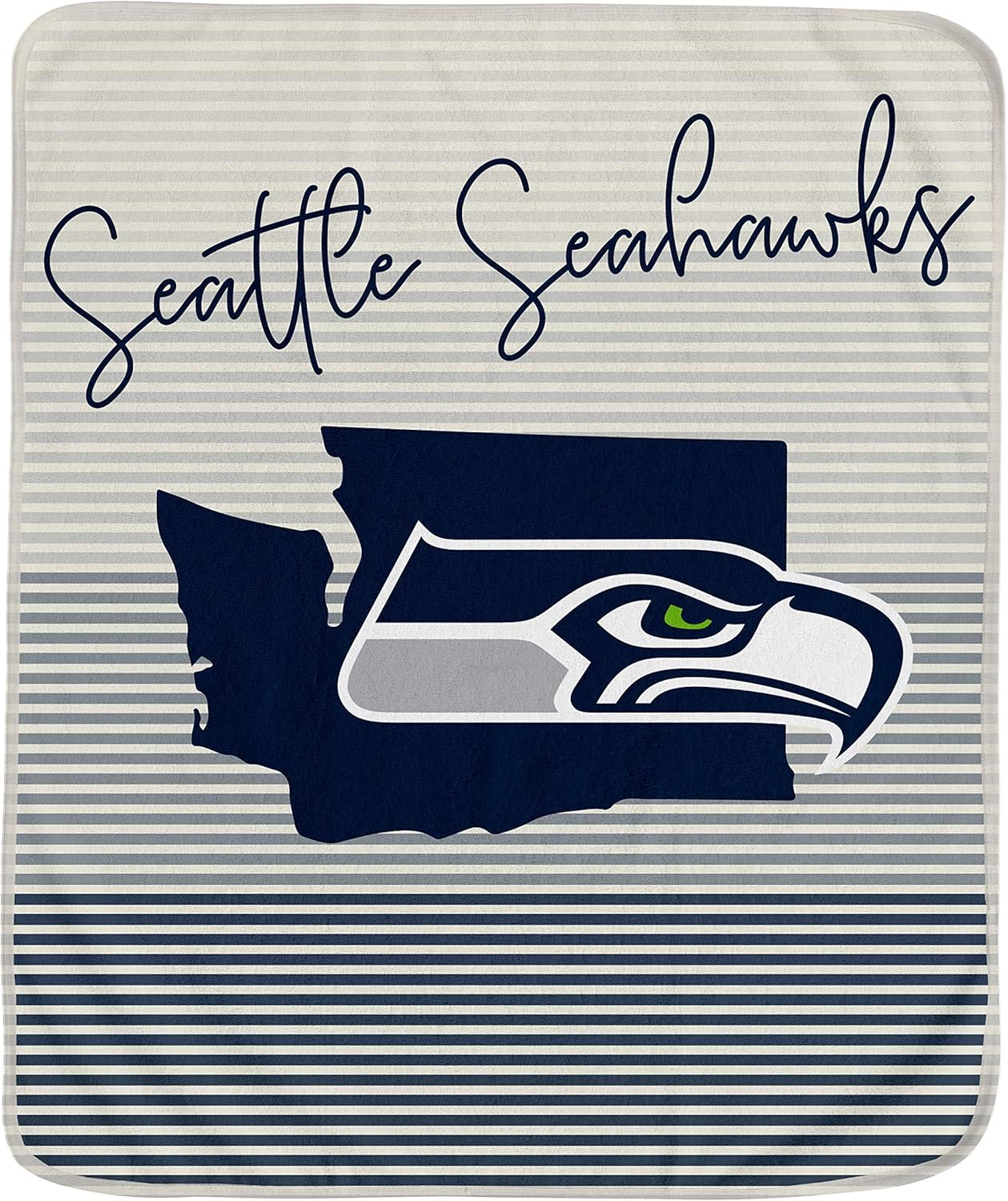 NFL State Stripe Blanket by Pegasus Sports - Cozy Comfort