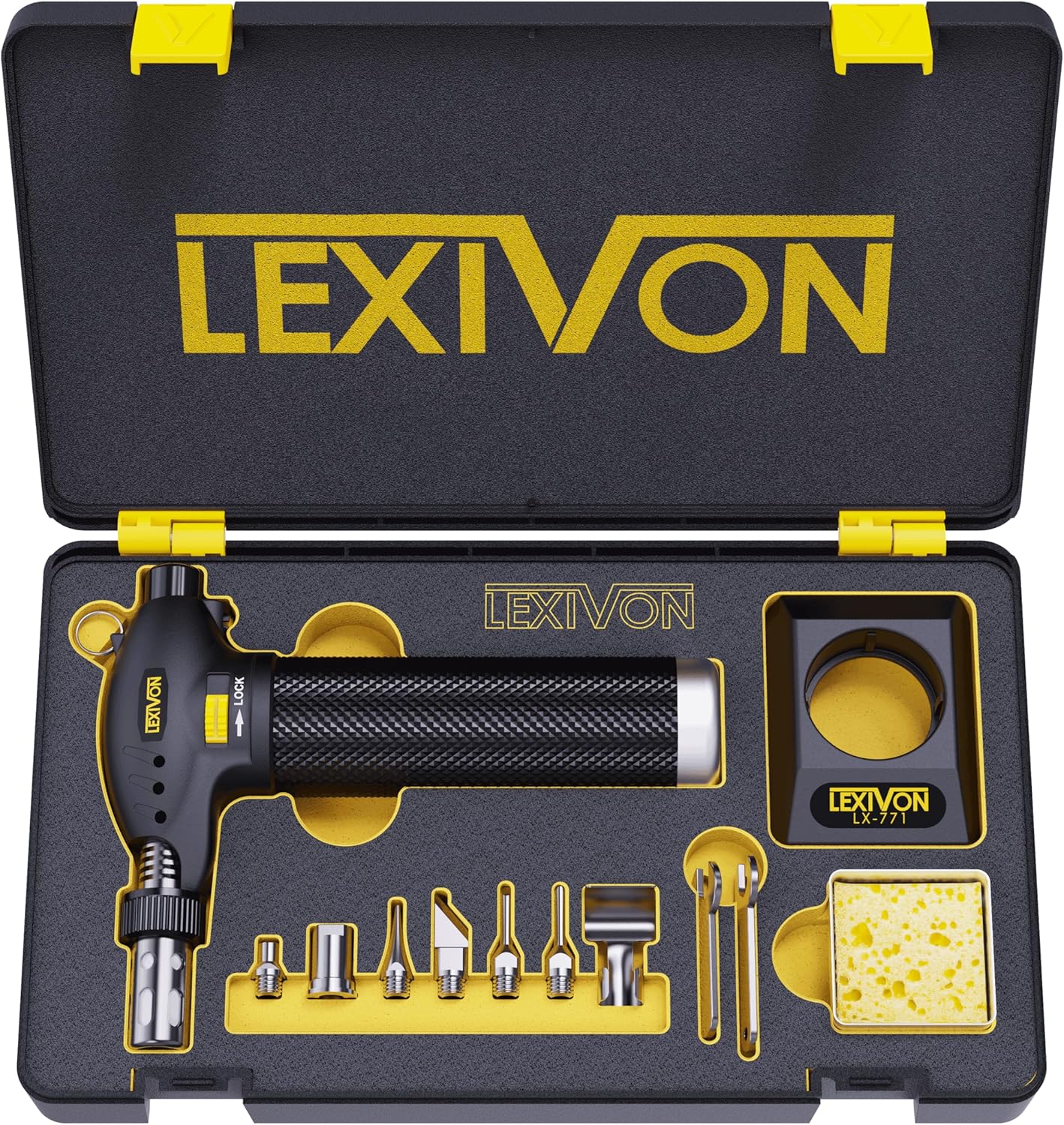 LEXIVON Butane Torch Multi-Function Kit for Pro Projects
