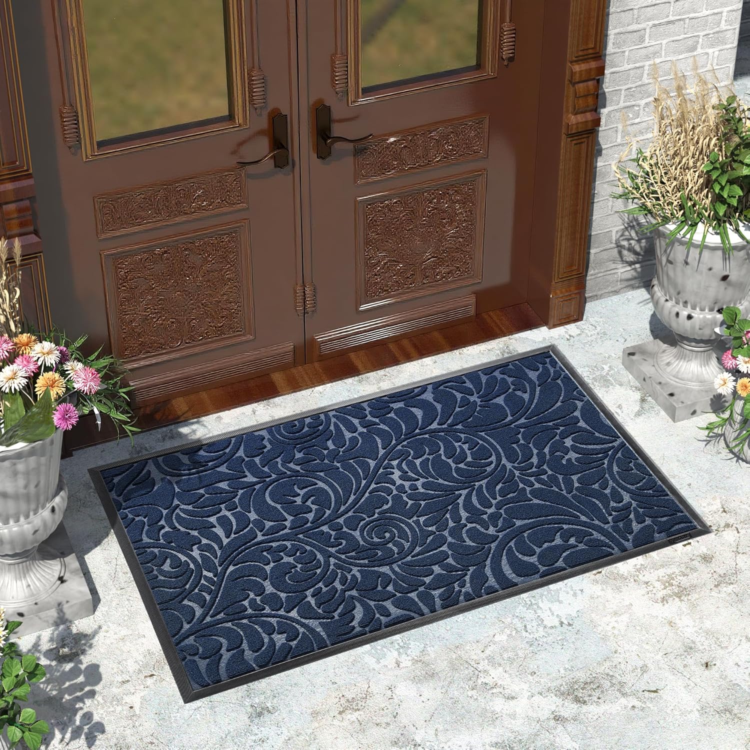 Yimobra Large Door Mat Outside Entrance for Heavy Duty Use