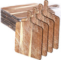 Patelai 12 Pack Wooden Cutting Board Set with Handles - Large 17 x 13