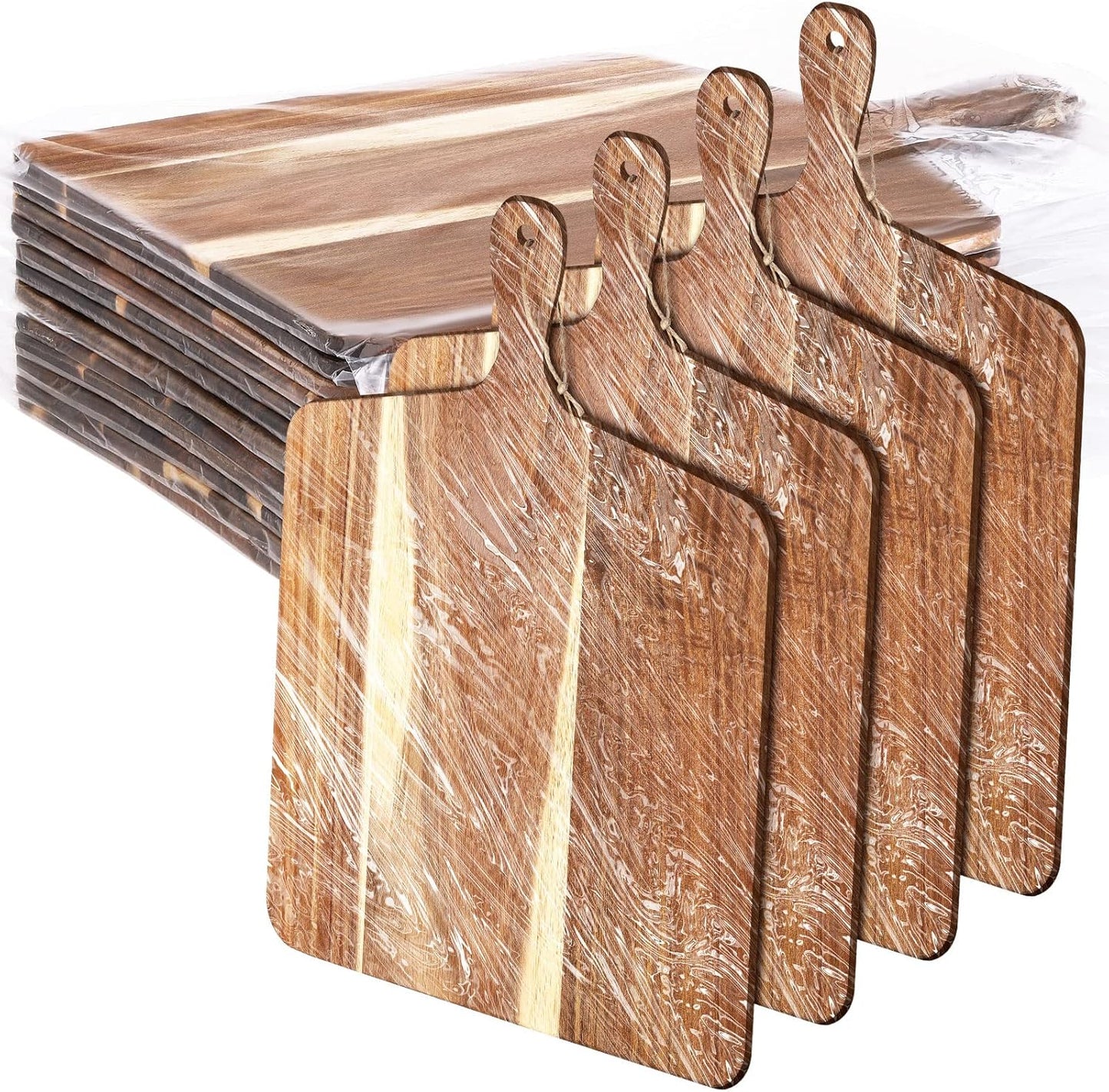 Wooden Cutting Board Set with Handles for Kitchen Use