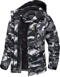 Women's Winter Jacket Waterproof Ski Coat - Warm Fleece Hooded