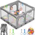 Foldable Playpen for Babies and Toddlers 50in x 50in x 27in - Portable