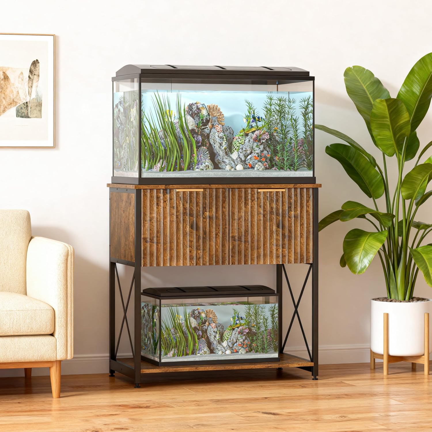 20-29 Gallon Fish Tank Stand for Stylish Home Aquariums