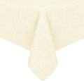 Hiasan Faux Linen Rectangle Tablecloth - Wrinkle and Stain Resistant