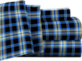 Pointehaven Flannel Deep Pocket Set with Oversized Flat Sheet - Warm