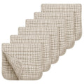 Muslin Burp Cloths 100% Cotton 6 Pack Large 20in x 10in - Extra Soft