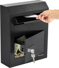 Volcora Key Drop Box with Lock - Secure Wall Mount Depository