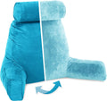 Husband Pillow XXL Reading & Bed Rest Pillow - Aspen Rodeo Blue